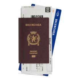 Passport Long Wallet 2 Tickets “Dark Red” 7877772AA3R6027
