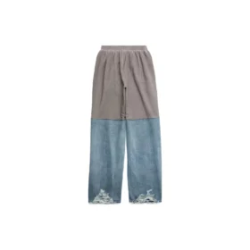Patched Sweatpant “Grey Indigo” 745264TNW014012