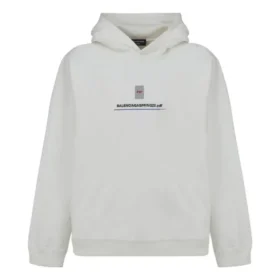 PDF Logo Oversized Popover Hoodie “Off White” 674986TLVF89016