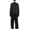 Pierced Round Sweatshirt Oversized “Black Faded” 762718TPVD91055