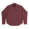 Plaid Long Sleeve Shirt Large Fit “Red” 658929TKM386167