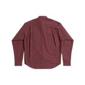 Plaid Long Sleeve Shirt Large Fit “Red” 658929TKM386167