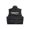 Political Campaign Cocoon Puffer Vest “Black” 762769TYD361000