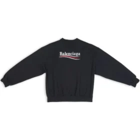 Political Campaign Crewneck Sweater “Black” 697869TKVI91070