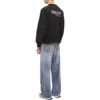 Political Campaign Crewneck Sweater “Black” 697869TKVI91070