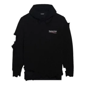 Political Campaign Destroyed Hoodie “Black” 662718T32121069