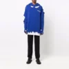 Political Campaign Destroyed Hoodie “Blue” 662718T32124691