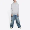 Political Campaign Hoodie Medium Fit “Grey” 600583TKVI91379