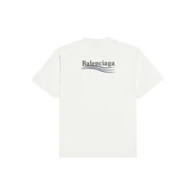 Political Campaign Large Fit Embroidery Round-neck “White” 641655TKVJ19084
