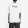Political Campaign Large Fit Embroidery Round-neck “White” 641655TKVJ19084