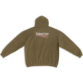 Political Campaign Large Fit Hoodie “Khaki” 620973TKVI92463