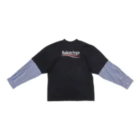 Political Campaign Layered T-Shirt “Black” 698631TKVJ11070