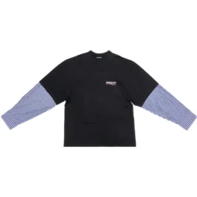 Political Campaign Layered T-Shirt “Black” 698631TKVJ11070