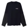 Political Campaign Layered T-Shirt Oversized “Black” 698631TKVJ19070