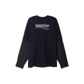 Political Campaign Layered T-Shirt Oversized “Black” 698631TKVJ19070