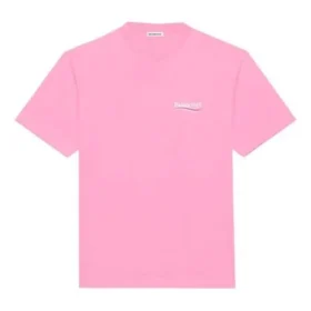 Political Campaign Logo Round-neck Tee Pink/Red 641655TJVF75713