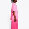 Political Campaign Logo Round-neck Tee Pink/Red 641655TJVF75713