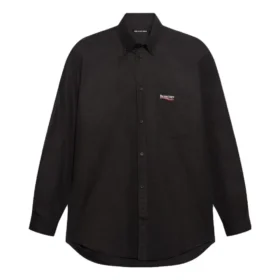 Political Campaign Long Sleeve Shirt “Black” 621960TYB181000