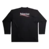 Political Campaign Long Sleeve T-Shirt Large Fit “Black” 681046TKVJ11070