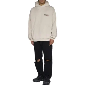 Political Campaign Popover Hoodie “Light Beige” 739024TKVI99711