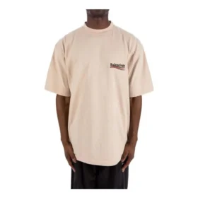 Political Campaign T-Shirt Large Fit “Beige” 641675TKVJ19711