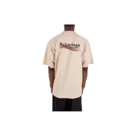 Political Campaign T-Shirt Large Fit “Beige” 641675TKVJ19711