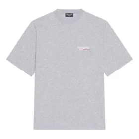 Political Campaign T-shirt Large Fit “Grey” 641675TKVJ11379