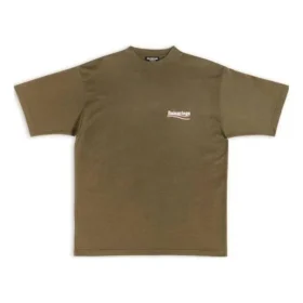 Political Campaign T-shirt Large Fit “Khaki” 641675TKVJ12463
