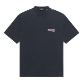 Political Campaign T-shirt Large Fit “Washed Black” 641675TKVJ19034