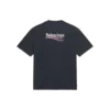 Political Campaign T-shirt Large Fit “Washed Black” 641675TKVJ19034
