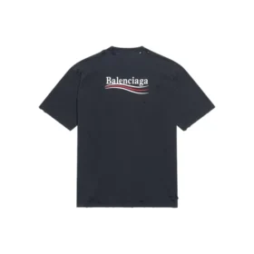 Political Campaign T-shirt Large Fit “Washed Black” 641675TKVJ19034