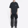 Political Campaign T-shirt Large Fit “Washed Black” 641675TKVJ19034