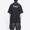 Political Campaign T-shirt Large Fit “Washed Black” 641675TKVJ19034