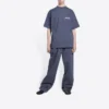 Political Campaign T-Shirt Medium Fit “Dark Grey White” 620967TKVJ11366