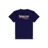 Political Campaign T-Shirt Medium Fit “Pacific Blue White” 620967TKVJ11195