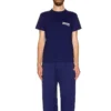 Political Campaign T-Shirt Medium Fit “Pacific Blue White” 620967TKVJ11195