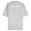 Political Logo Cotton T-Shirt “Grey” BLGA-508203-TAV44-GY