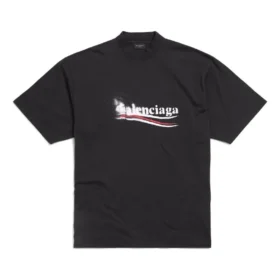 Political Stencil T-shirt “Black White” 764235TQVI51569