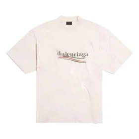 Political Stencil T-shirt “White Black” 764235TQVI59784
