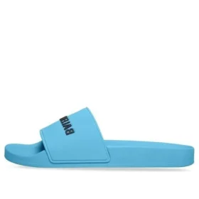 Pool Slides “Light Blue and Black Rubber” 565826W1S804001