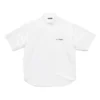 Poplin Short Sleeve Shirt “White” 751920TNM609000