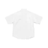 Poplin Short Sleeve Shirt “White” 751920TNM609000