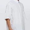 Poplin Short Sleeve Shirt “White” 751920TNM609000