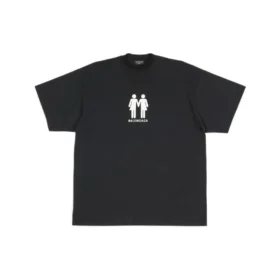 Pride 22 Oversized Cotton T-Shirt “Black White” 694576TMVO21070