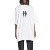 Pride 22 Oversized Cotton T-Shirt “White Black” 694576TMVO20904