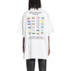 Pride 22 Oversized Cotton T-Shirt “White Black” 694576TMVO20904