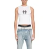 Pride 22 Tank Top “White Black” 698102TMVO40904