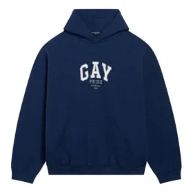 Pride Hoodie Boxy Fit “Navy” 651799TLV548561