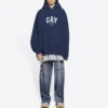 Pride Hoodie Boxy Fit “Navy” 651799TLV548561