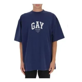 Pride T-Shirt Boxy Fit “Navy” 651795TLV938561